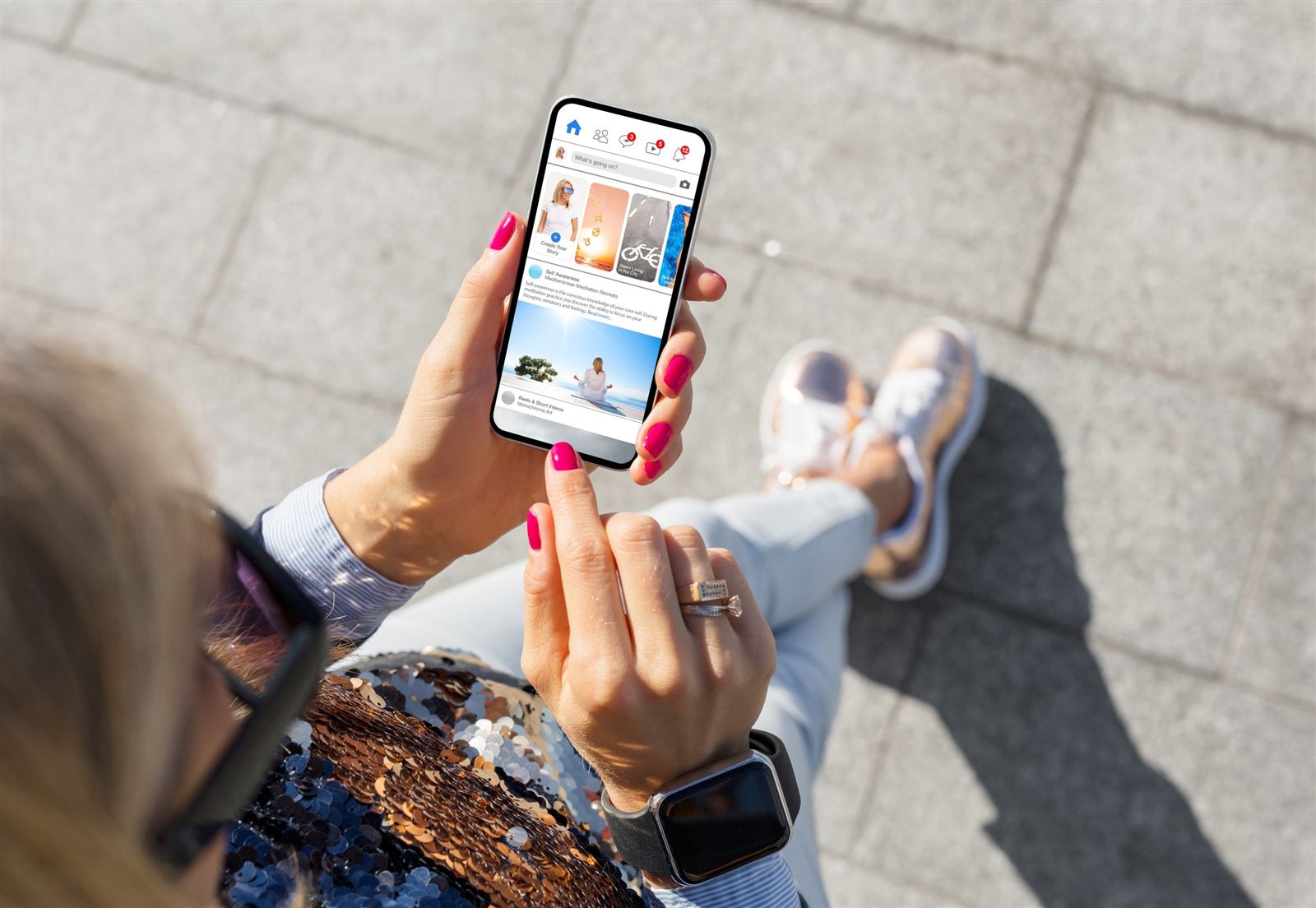 Gestione dei social da smartphone